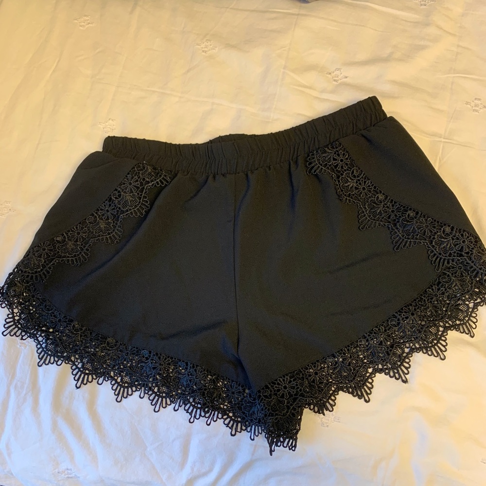 Large black cute shorts